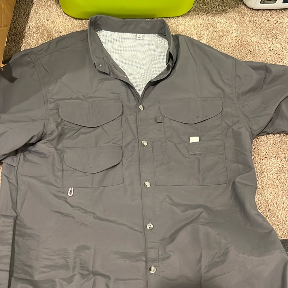 Grey lightweight PFG shirt